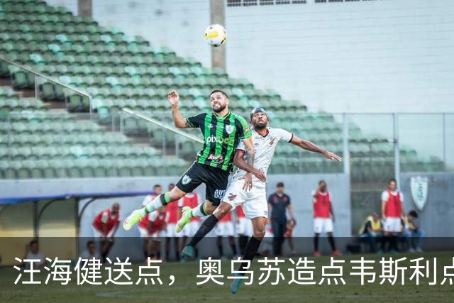 汪海健送点，奥乌苏造点韦斯利点射破门，新鹏城2-1领先申花